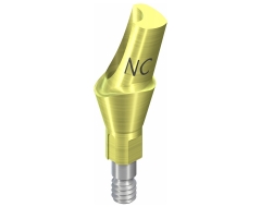 NC Anatomic Abutment, angled 15°, GH 2mm, Ti